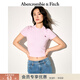 Abercrombie & Fitch【多色圓領(lǐng)T】經(jīng)典小麋鹿圖案女裝25夏季美式短袖T恤139-5272 粉色 XS (160/84A)