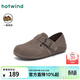熱風(fēng)（Hotwind）【商場(chǎng)同款】女鞋通勤勃肯鞋春季新款百搭一腳蹬懶人鞋女軟底拖鞋 52深灰(全包兩穿款)H15W25106 38