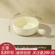 川島屋（KAWASIMAYA）川島屋陶瓷手柄碗家用新款烤碗泡面碗水果沙拉早餐燕麥酸奶碗 ins風(fēng)把手碗(奶白)
