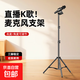 潮狄曼麥克風(fēng)話(huà)筒支架落地式專(zhuān)業(yè)舞臺演唱K歌直播專(zhuān)用伸縮調節一體立式三腳架KTV無(wú)線(xiàn)電容麥立式支架 1.7m 麥克風(fēng)支架(加大款麥夾)