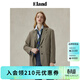 ELAND衣戀西裝女簡(jiǎn)約風(fēng)單排扣直筒顯瘦通勤西服外套2025秋季新款 深卡其色(37)D/Beige M 165