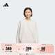 adidas寬松圓領(lǐng)休閑衛衣女裝阿迪達斯官方輕運動(dòng)   礬土棕   XL