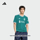 adidas利物浦球迷版第二客場(chǎng)速干舒適足球短袖球衣男裝阿迪達斯   海綠色   3XL
