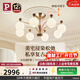Paulmann P【新品】德國柏曼中古風(fēng)客廳吊燈吸吊燈全光譜護眼燈具 【8頭】推薦20-25㎡ 暖白光