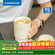 樂(lè )扣樂(lè )扣（LOCK&LOCK）陶瓷覆層保溫保冷咖啡杯男女學(xué)生高顏值隨行便攜水杯子400ML米色