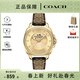 蔻馳（COACH）【春季上新】BOYFRIEND系列石英表腕表手表送女生女友禮物 卡其棕色14503150