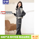羅蒙品牌休閑衛衣運動(dòng)服套裝女 2026秋冬新款拉鏈外套闊腿工裝褲 灰色 L 【建議105-115斤】