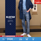Levi's【商場(chǎng)同款】?BLUETAB? 男士休閑505標準直筒牛仔褲A5878 藍色 34 (32)