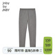 jnby by JNBY江南布衣童裝棉彈力毛圈布緊身長(cháng)款打底褲秋冬女童兒童1O8E12720 072/中雜灰 120 cm