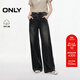 ONLY2025夏季新款約克線(xiàn)剪裁設計直筒褲長(cháng)褲牛仔褲女|125332046 J0Z牛仔灰 S S標準褲長(cháng)