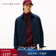 Tommy Hilfiger秋冬男女經(jīng)典簡(jiǎn)約繡標商務(wù)休閑通勤拉鏈翻領(lǐng)行政夾克外套