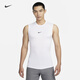 耐克男子輕薄訓練無(wú)袖上衣夏季緊身速干NIKE PRO DRI-FIT FB7915 100白/黑 S