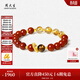 周大生黃金鑲嵌紅瑪瑙手串女黃水晶虎眼石馬年本命年禮物生日禮物 扭轉乾坤手串（約0.65g）