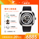 SEVENFRIDAY七個(gè)星期五手表P系列方形大表盤(pán)自動(dòng)機械表男表禮物推薦 P1B/01 皮帶款