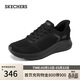 斯凱奇（Skechers）閃穿鞋男鞋春季一腳蹬運動(dòng)鞋緩震跑步鞋休閑健步鞋118312