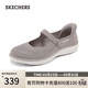 斯凱奇（Skechers）閃穿鞋瑪麗珍淺口單鞋春季女鞋一腳蹬圓頭芭蕾鞋138497