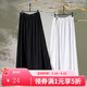 清水溪漢初蘇幕遮 清水溪漢服內搭馬面裙襯裙白色人棉襯褲打底防走光裙女 百搭黑色 預售 L