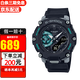 卡西歐（CASIO） 手表G-SHOCK碳纖維運動(dòng)防水防震男表送禮推薦 GA-2200M-1A【香港直郵】