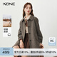 KBNE【全羊毛】毛呢外套小個(gè)子呢子大衣2025新款氣質(zhì)長(cháng)款秋冬女裝 咖啡色 S