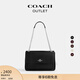 蔻馳（COACH）奧萊女士女包ELODIE斜挎包單肩包通勤鏈條包盒子包 SV/黑色
