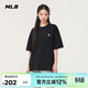MLB男女短袖T恤潮流百搭純色休閑25秋季新款3ATSB5053-50BKS-XL