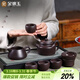 金鑲玉功夫紫砂茶具套裝家用喝茶泡茶宜興原礦全手工高檔一陶一醉