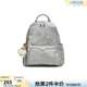 百思圖秋商場(chǎng)新款通勤大容量雙肩背包書(shū)包短途旅行包女TY063CX5 銀灰色TY063CX5 F