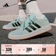 adidas「面包鞋」GRAND COURT BASE 00s休閑低幫板鞋男女阿迪達斯 薄荷綠/黑色/漢玉白   42
