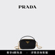 PRADA/普拉達【禮物】女士Saffiano牛皮革迷你小包單肩包女包 黑色