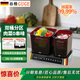 谷格（GUGE）德國雙倉果蔬清洗機 家用 全自動(dòng)【旋轉凈化】可拆洗 肉菜分離 滅菌去農藥殘留 凈食機洗菜機G088