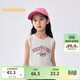 巴拉巴拉童裝兒童背心女童2025夏裝中大童無(wú)袖時(shí)尚甜酷風(fēng)上衣208225122003
