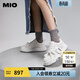 MIO【宋亞軒同款】米奧小白休閑鞋厚底板鞋運動(dòng)情侶溶解女鞋男老爹鞋 白色 （李昀銳丁程鑫同款） 38