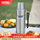 膳魔師（THERMOS）保溫杯男女不銹鋼水杯戶(hù)外旅行車(chē)載便攜大容量露營(yíng)杯子TSK2系列 不銹鋼色保溫壺 1200ml