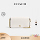 蔻馳（COACH）女士經(jīng)典標志MILA通勤斜挎包單肩包老花復古鏈條女包 B4/粉筆白色
