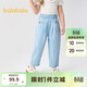 巴拉巴拉童裝兒童長(cháng)褲涼感牛仔褲女童2025夏季褲子松緊腰208225108008
