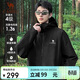 駱駝女裝軟殼衣女防風(fēng)防水外套加絨保暖鎖溫抗靜電連帽夾克男