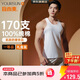 宜而爽【高檔170支100%純棉】背心男士運動(dòng)休閑寬松全棉打底汗衫禮盒裝