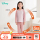 迪士尼（Disney）童裝中性套頭家居套裝睡衣家居服休閑舒適保暖冬季新款 粉色 120