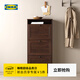 宜家（IKEA）BRUSALI布魯薩里鞋柜家用門(mén)口大容量簡(jiǎn)約現代儲物柜 褐色