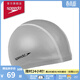 速比濤（Speedo）泳帽P(pán)U材質(zhì)柔軟舒適不勒頭長(cháng)發(fā)防水游泳帽 銀色