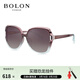 BOLON暴龍眼鏡新款偏光太陽(yáng)鏡女款時(shí)尚蝶型大框墨鏡BL5028 C30-紫色漸進(jìn)偏光