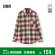 森馬（Semir）商場(chǎng)同款|長(cháng)袖襯衫女冬中長(cháng)款磨毛純棉寬松2025襯衣101725105005