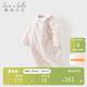 戴維貝拉新生兒衣服爬服保暖冬裝拜年女寶夾棉嬰兒連體衣哈衣