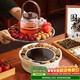 PAKCHOICE2025新款圍爐煮茶套裝電陶爐煮茶器具全套玻璃燒水壺室內圍聚烤火