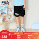 FILA斐樂(lè )兒童童裝短褲2026年夏季男女童中大童休閑寬松五分褲