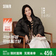 森馬（Semir）陳都靈90鵝絨羽絨服女三防特寬松25冬立領(lǐng)龜背面包服109725113005