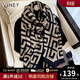 viney圍巾女士冬季新款小眾絲巾百搭圍脖披肩生日禮物高級感送女友老婆 黑色 品牌時(shí)尚高端洋氣輕奢高顏值