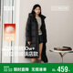 森馬（Semir）陳都靈|90絨子羽絨服女25冬長(cháng)款三防抗靜電連帽外套109725113001