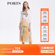 PORTS寶姿春夏新款女裝時(shí)尚印花半身裙百褶裙LM8S049MPP025 SIL GREEN PRINT L (8)