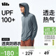 蕉下（beneunder）防曬衣男薄外套防紫外線(xiàn)透氣戶(hù)外釣魚(yú)休閑高彈夏AS105深藍灰XL